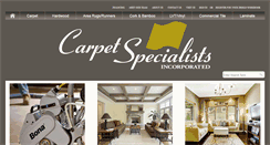 Desktop Screenshot of carpetspecialistsonline.com