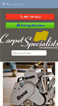 Mobile Screenshot of carpetspecialistsonline.com